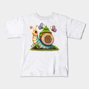 Colorful Snail #3 Kids T-Shirt